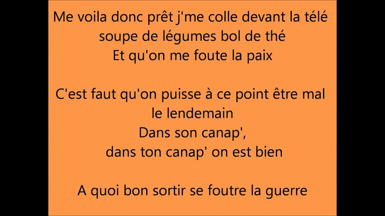 Désolé pour hier soir
