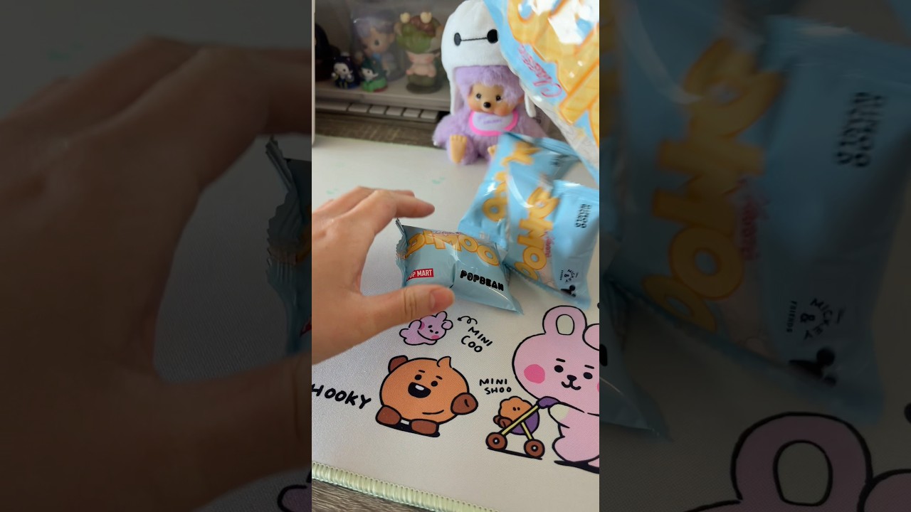 unboxing dimoo x disney pop beans 🐭🏰✨