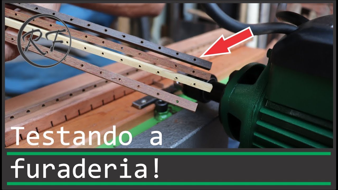 furadeira para gaiola testando e regulando