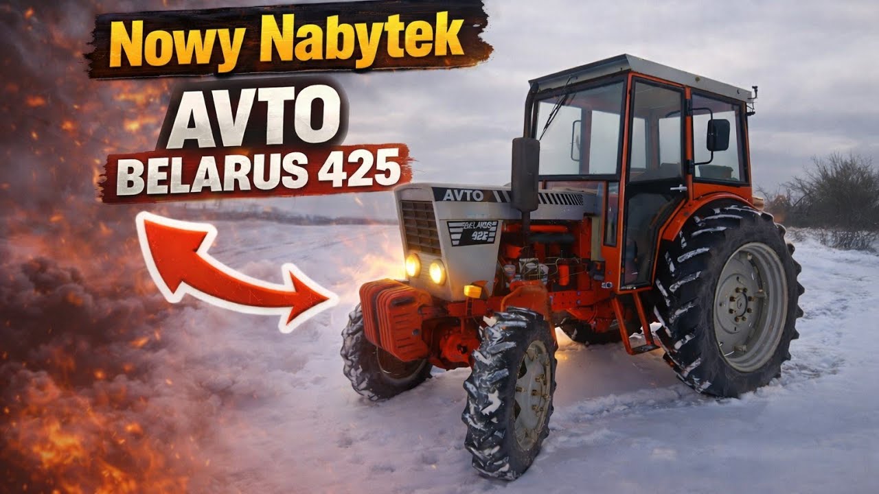 Prezentacja rzadkiego ciągnika Avto Belarus 425/omówienie i jazda testowa 💥💥💥