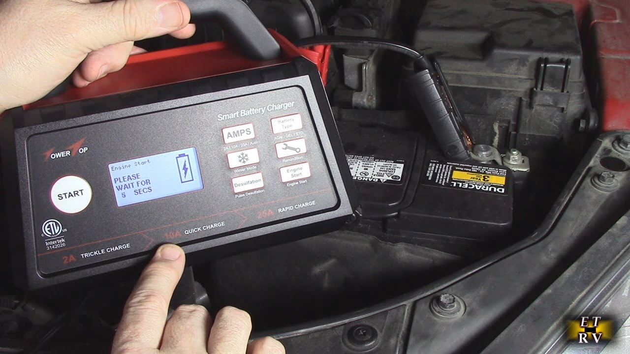 TEST of TowerTop 2/10/25 Amp 12V Smart Charger -Engine Start, Desulfator, AGM, STD, Gel, Deep Cycle