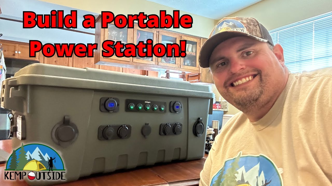 Build Your Own Portable Power Station with WattCycle 100ah Mini Lithium Battery