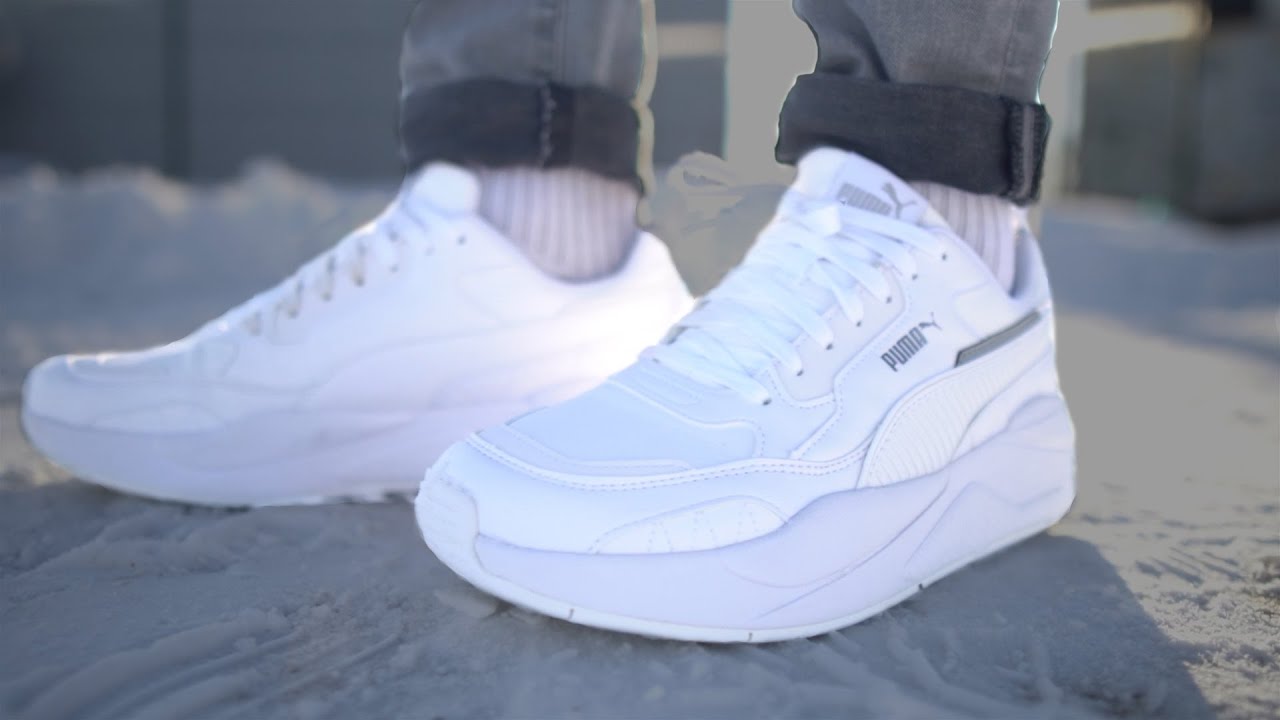 ОБЗОР PUMA X-RAY 2 SQUARE TRAINERS (белые, арт 368642_02)