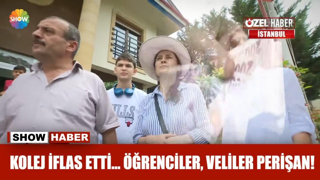 Kolej iflas etti... Öğrenciler, veliler perişan!