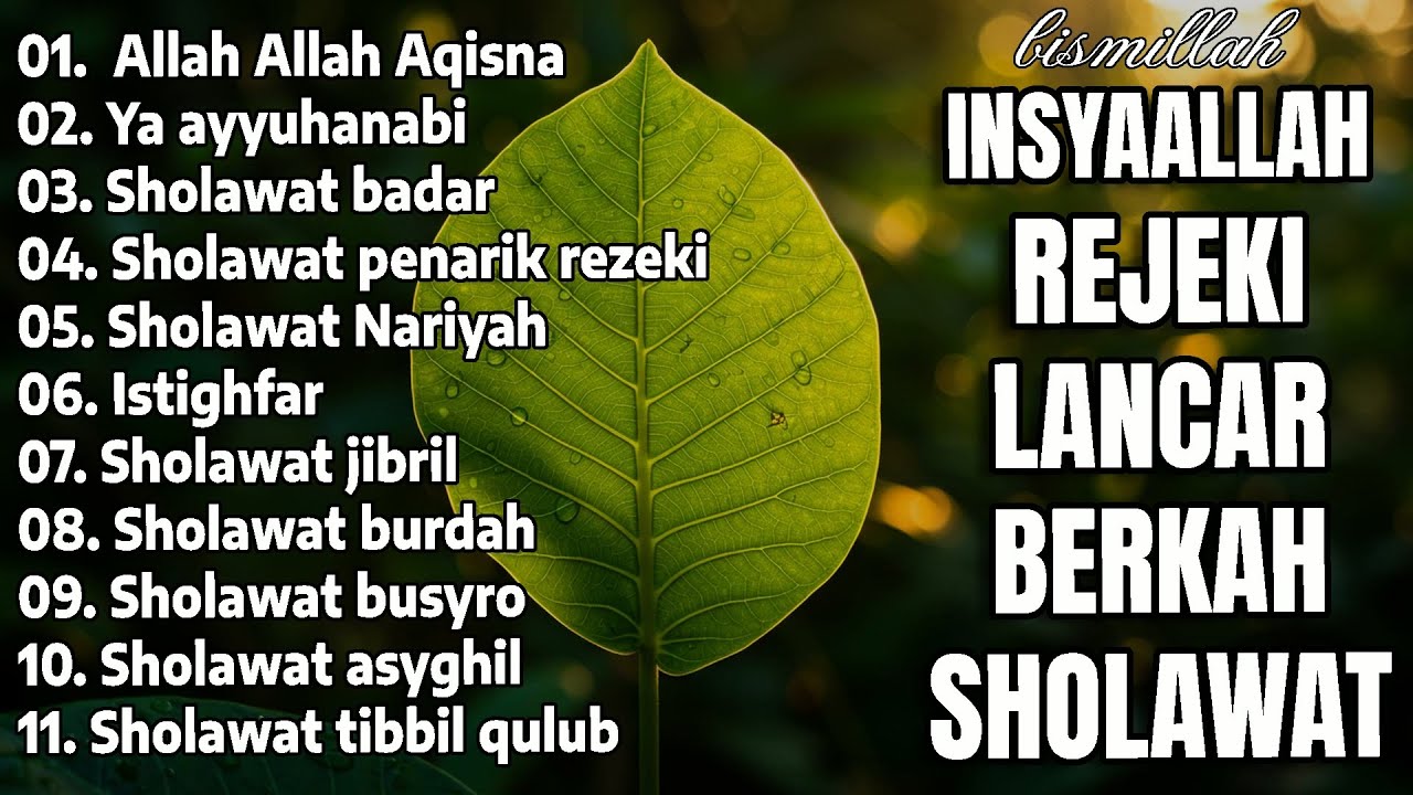 SHOLAWAT JIBRIL TERPOPULER 2025 | BUSYRO & BURDA MERDU TERBARU PENENANG PIKIRAN 2025 ✨
