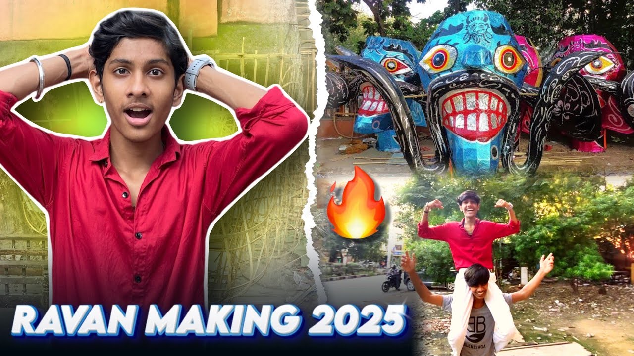 Ravan Making 2025 || START ~ Tagore Gardan 😱🔥