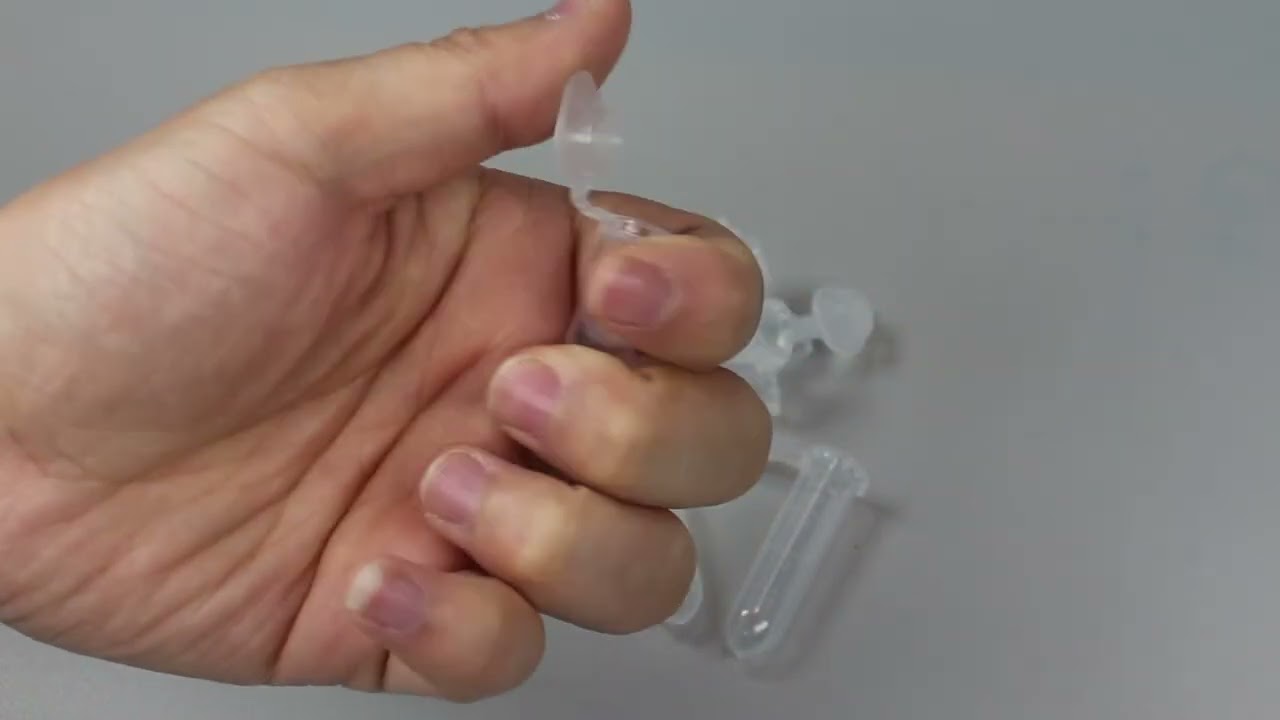Centrifuge Tubes Bottom Tip Clear Plastic Test Tube Vials 5ml Pack of 100