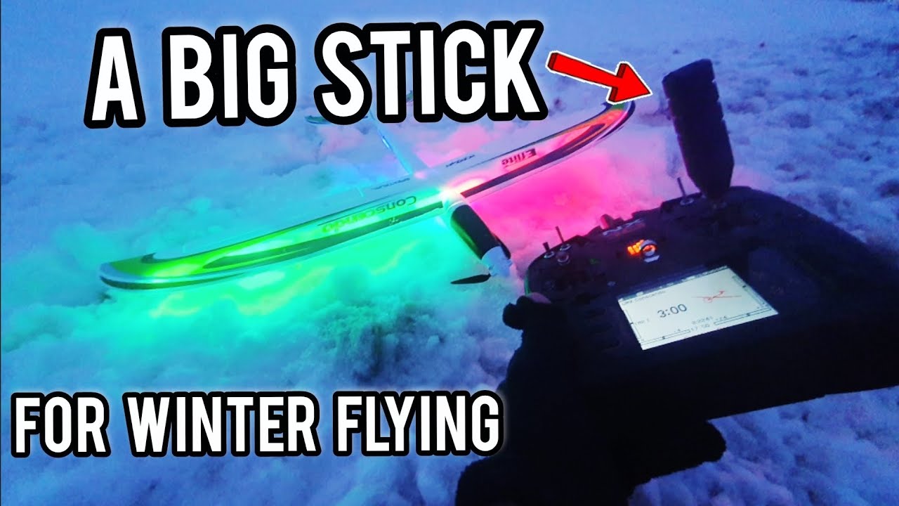 Game changer for winter RC flying - Grip Stick feat. UMX Conscendo