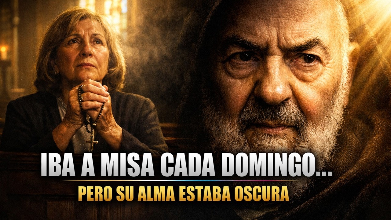 Iba a misa cada domingo, pero Padre Pío descubrió la sombra en su interior