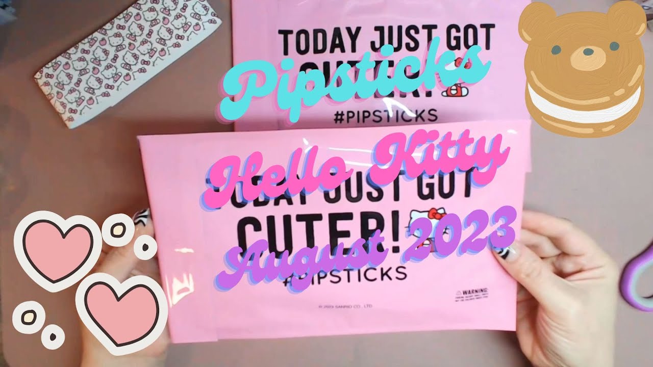 Pipsticks Hello Kitty Sticker Subscription August 2023