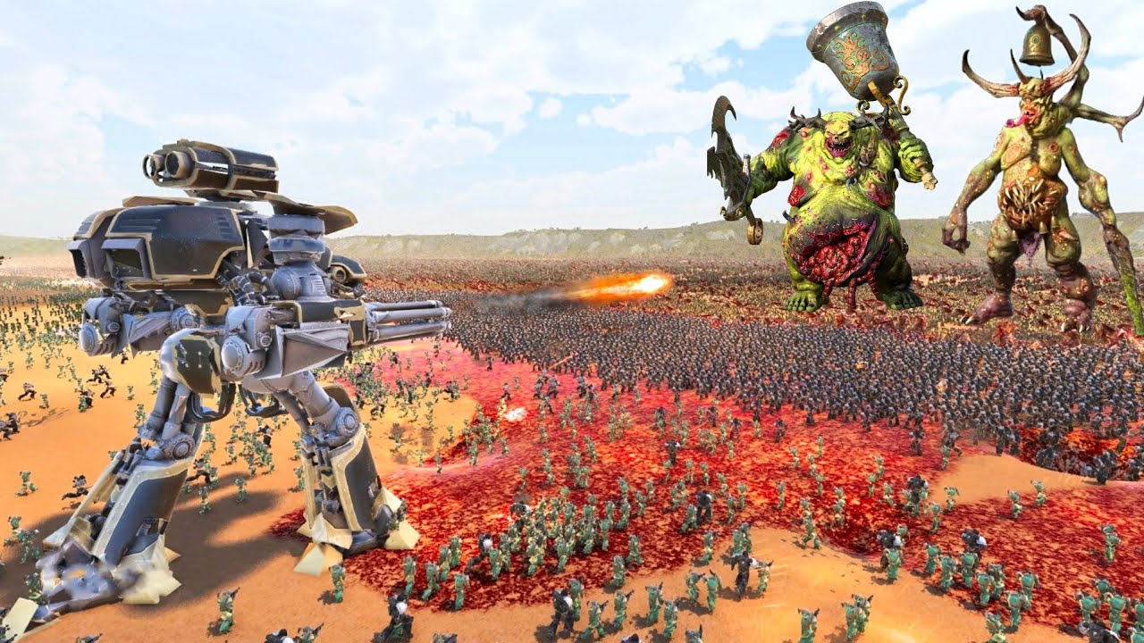 6,000,000 NURGLE vs SPACE MARINES - Ultimate Epic Battle Simulator 2 | UEBS 2