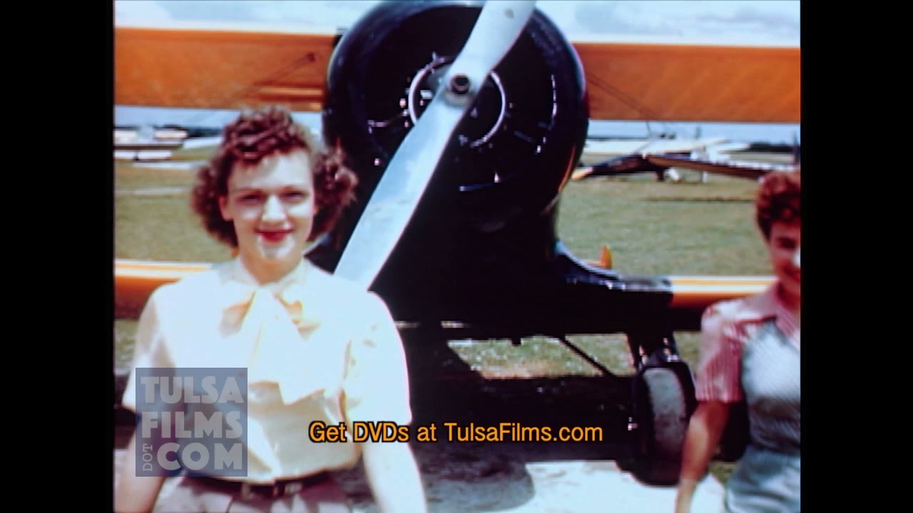 Long Lost Tulsa OK Airports - Rare Film of Vanished Airports