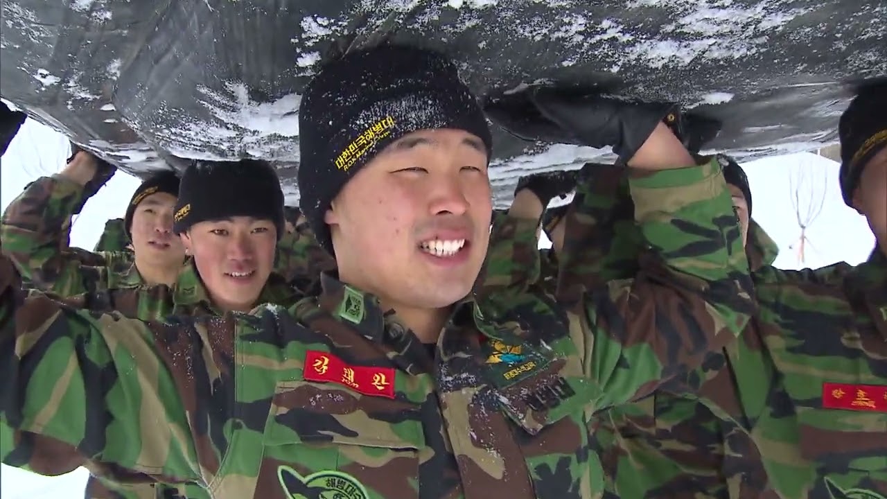 해병대 수색대 혹한기 전술훈련