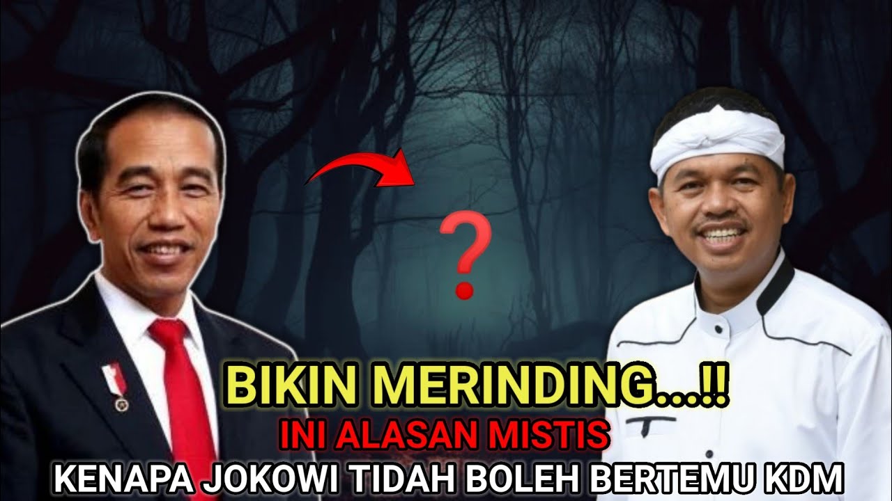 TERBONGKAR‼️ Inilah Alasan MISTIS Kenapa Jokowi Dilarang Bertemu Kang Dedi Mulyadi‼️😱
