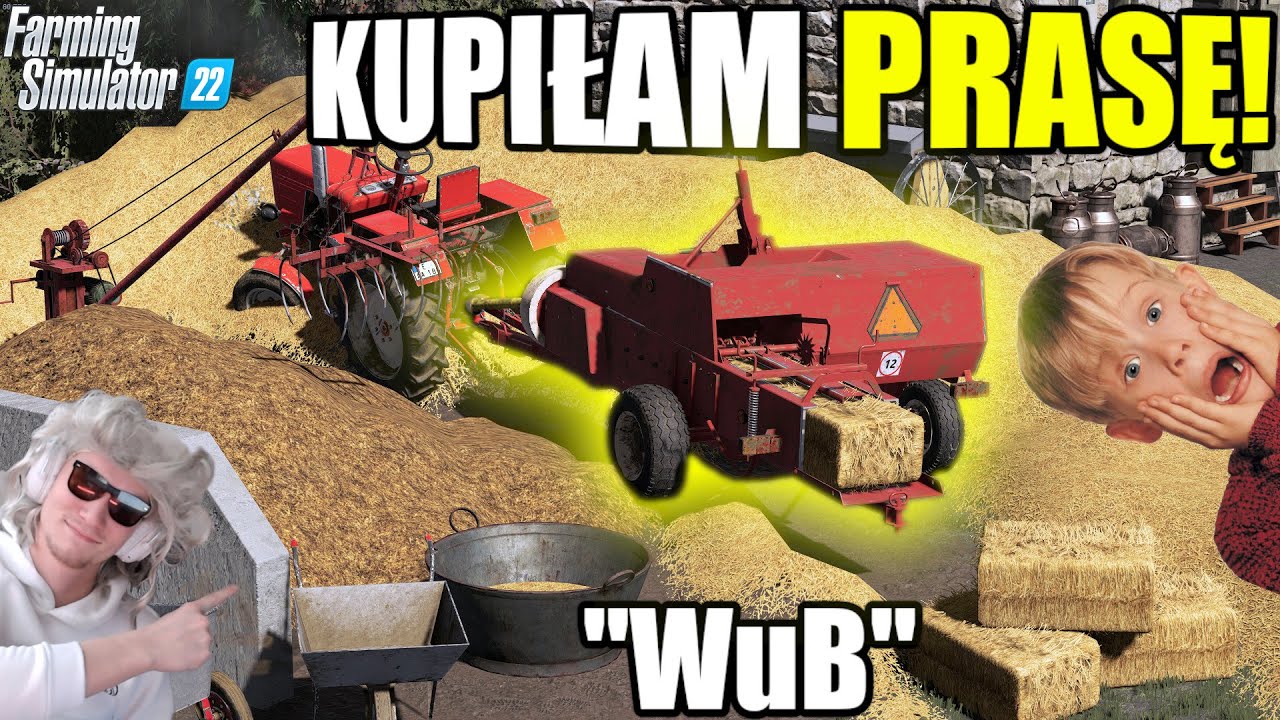 KUPIŁAM PRASĘ! NOWY NABYTEK! PORZĄDKI NA GOSPODARSTWIE! "Wieś u Babci" [#7] FS22