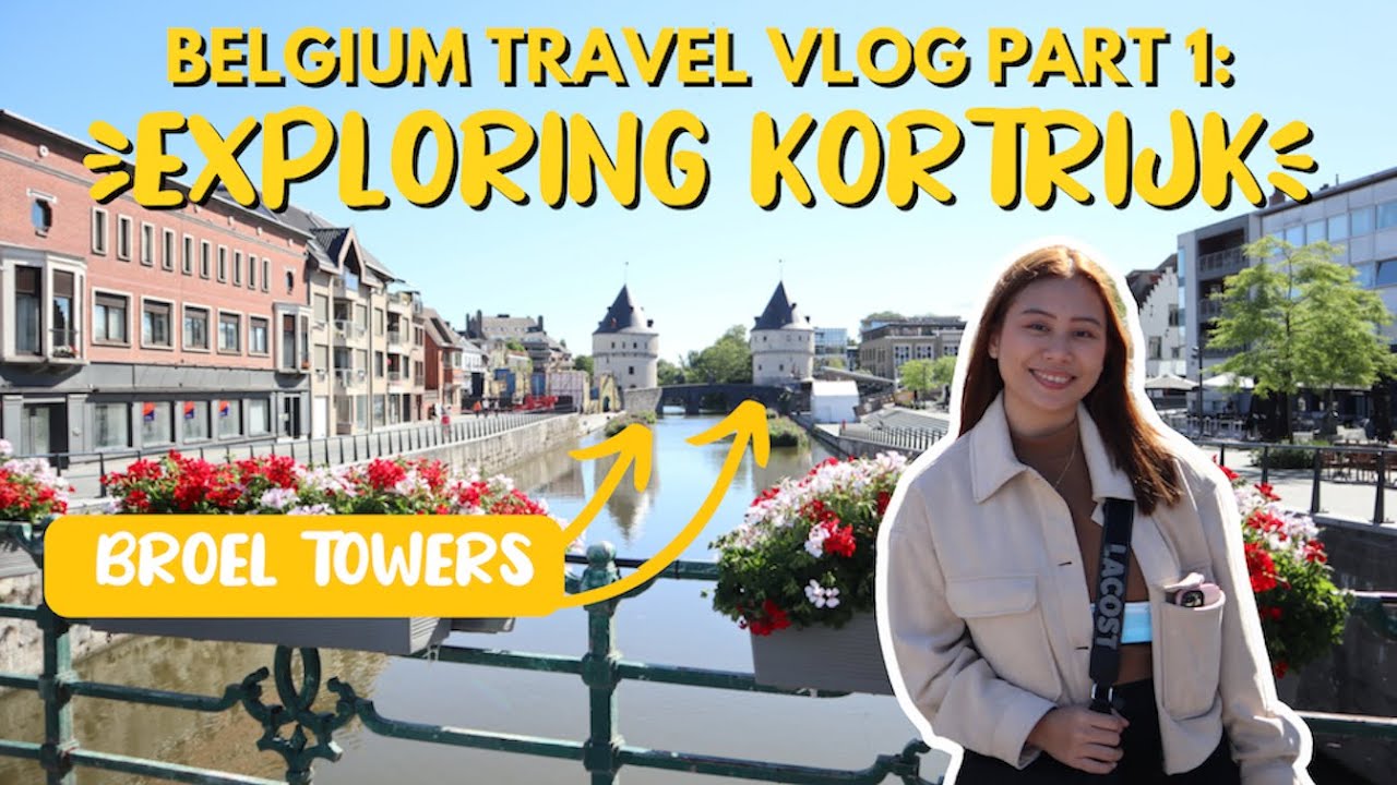 EXPLORING BELGIUM PART 1: WHAT TO DO IN KORTRIJK, BELGIUM?? | Nash & Nish
