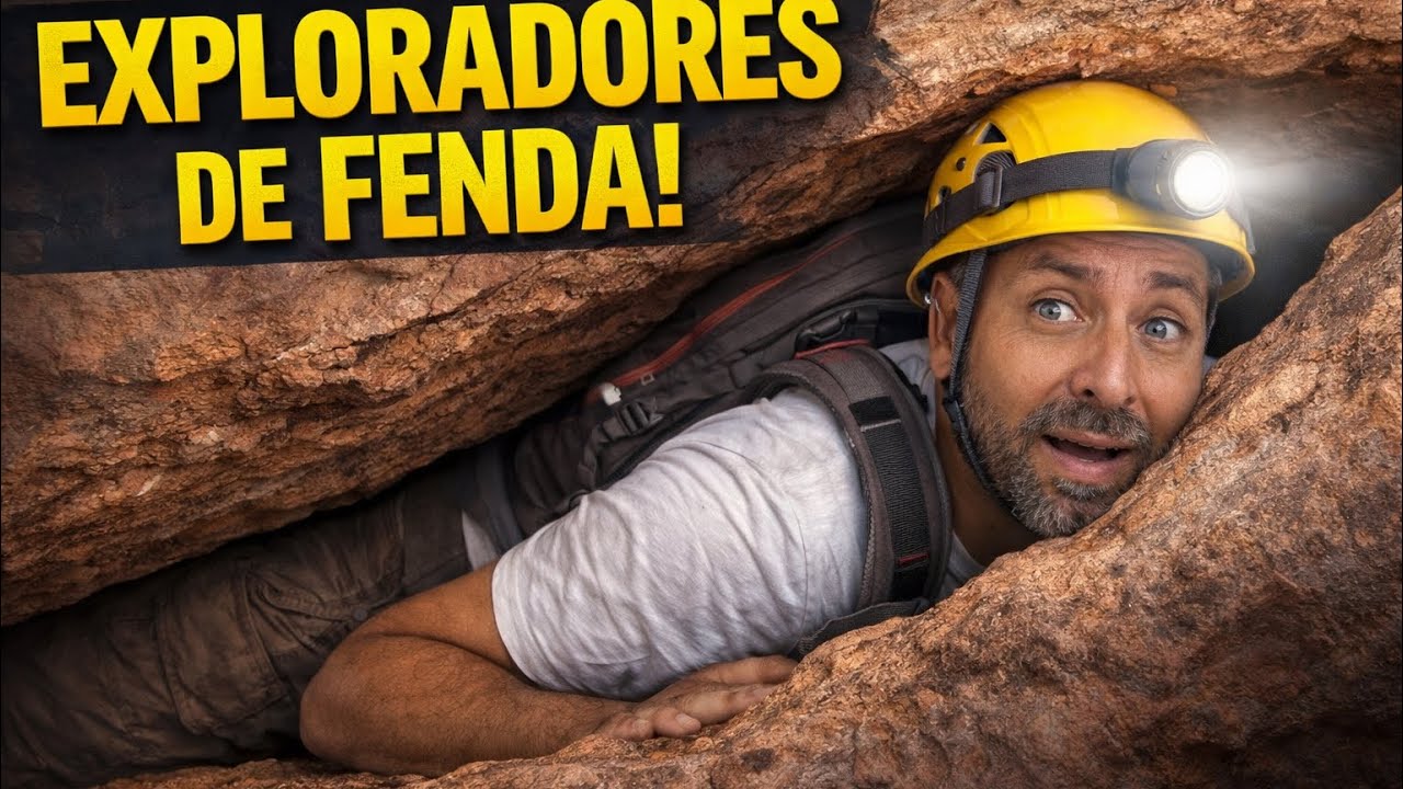 A FURADA DE EXPLORAR FENDAS EM MONTANHAS 
