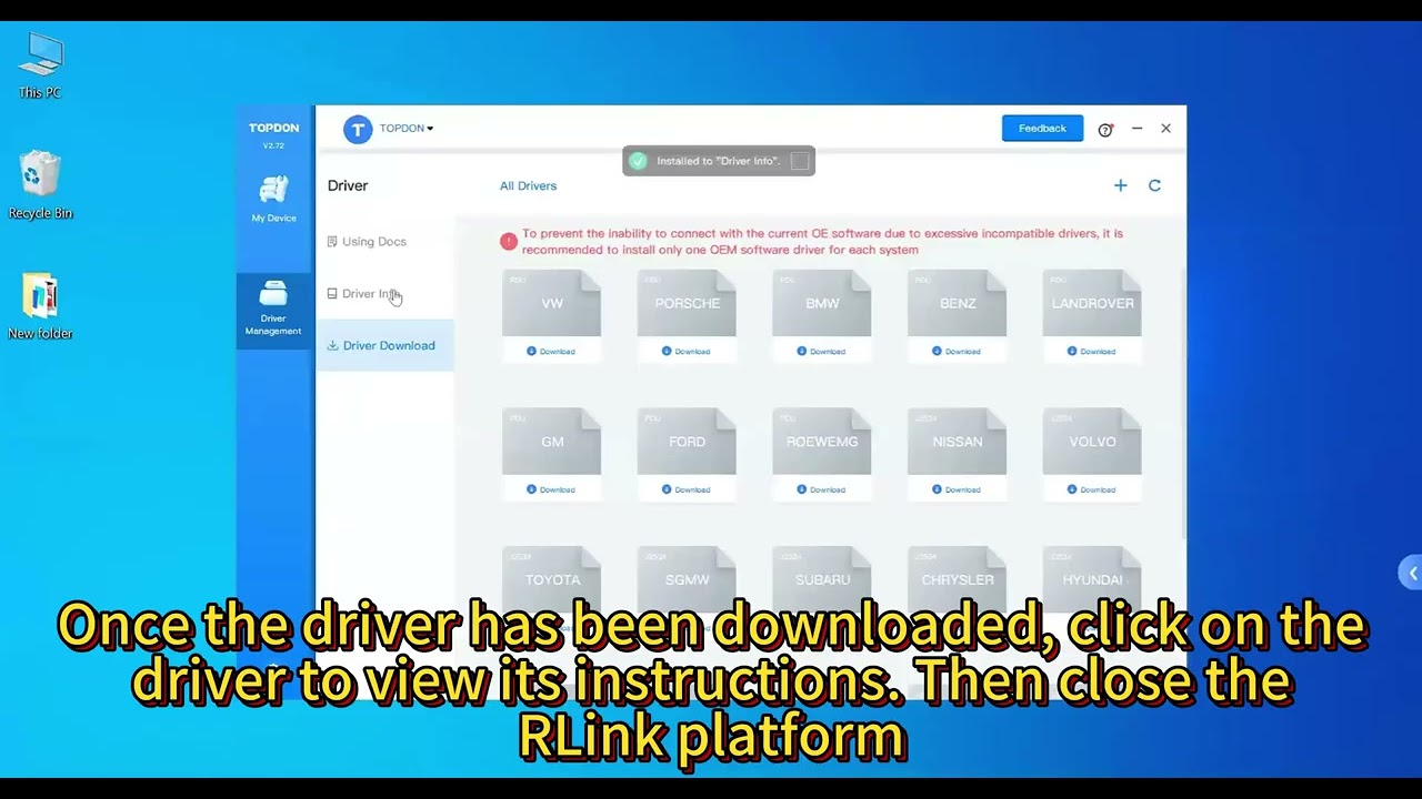 How to Connect Topdon Rlink J2534 with Honda OEM Software- TopdonShop.eu