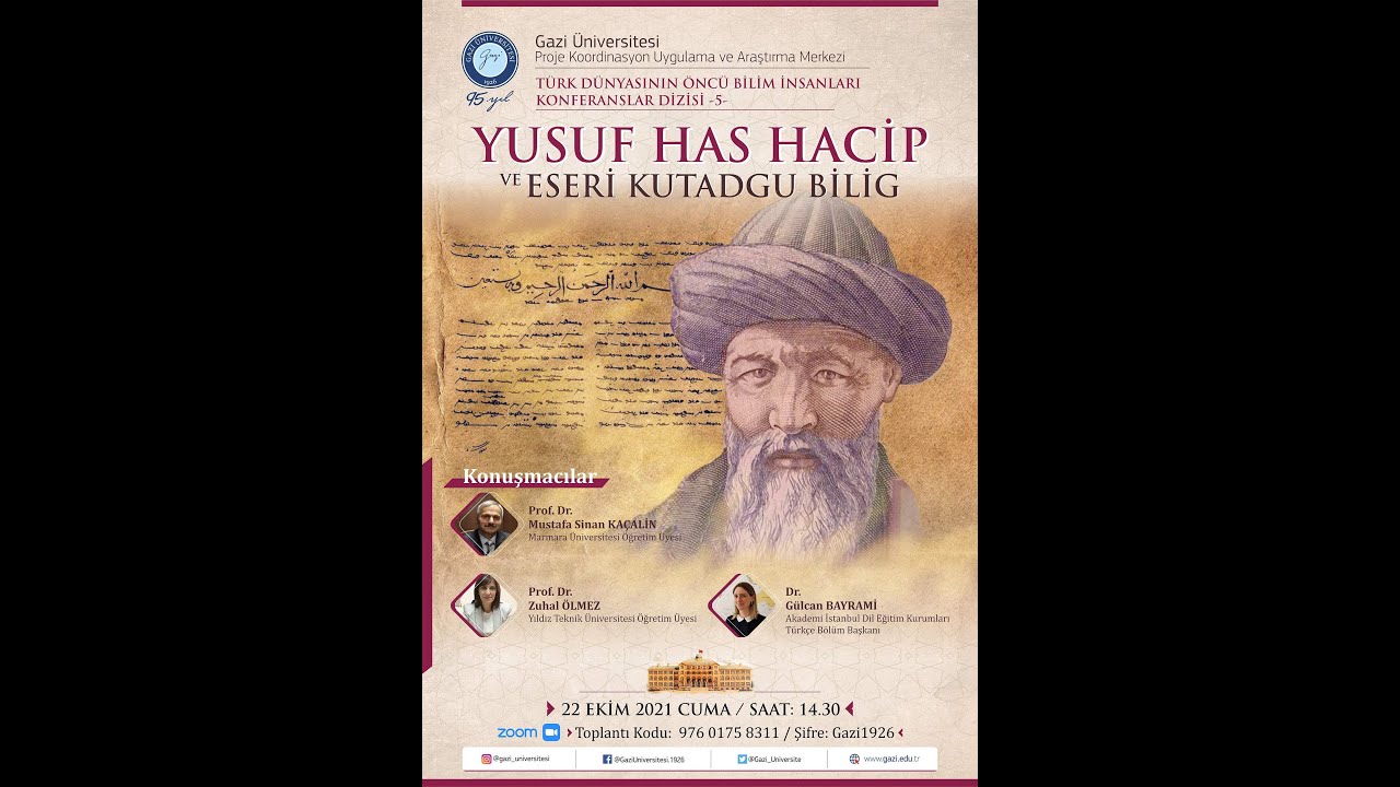 5-) Yusuf Has Hacip, Prof. Dr. Mustafa Sinan Kaçalin, Prof. Dr. Zühal Ölmez, Dr. Gülcan Bayrami