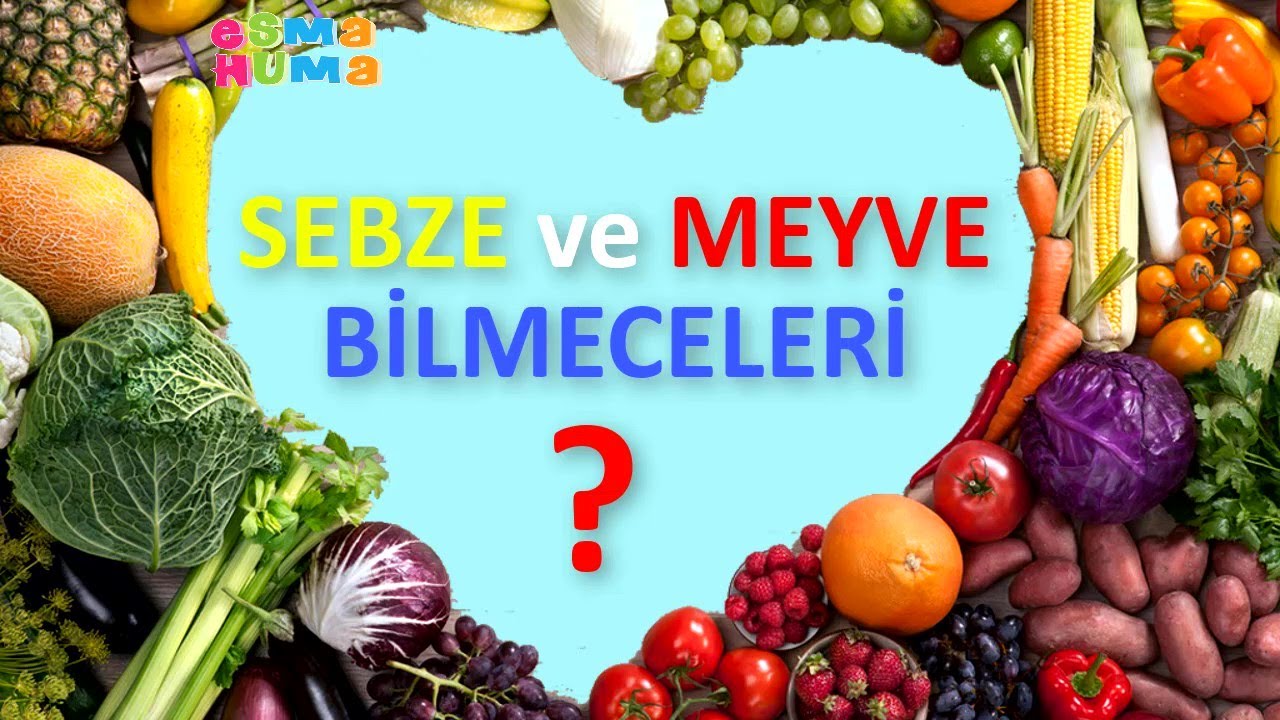 Sebze ve Meyve Bilmeceleri Cevapları I &Ccedil;ocuk Bilmeceleri ve Cevapları I İlkokul Bilmeceleri