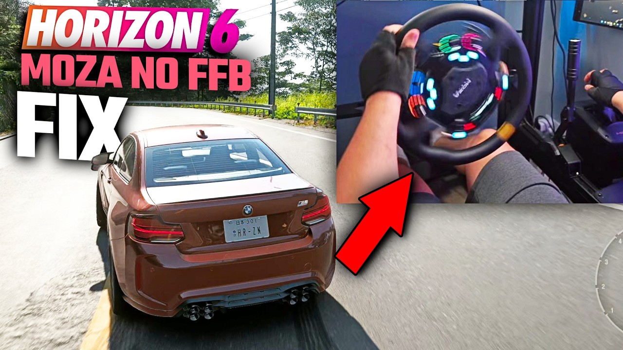 FORZA HORIZON 6: ИСПРАВЛЕНИЕ КОЛЕС MOZA! 🏎️ (R3, R5, R9, R12, R25) &ndash; Не работает? Попробуйте это!