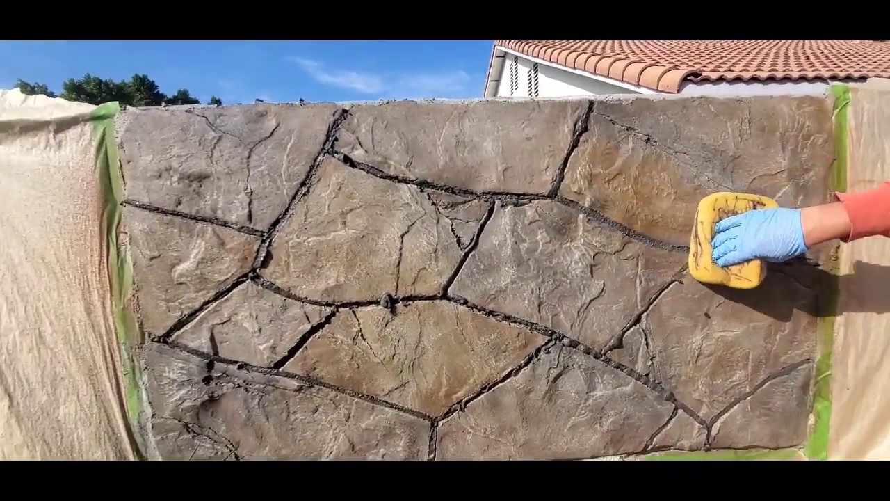Piedra plana con junteador