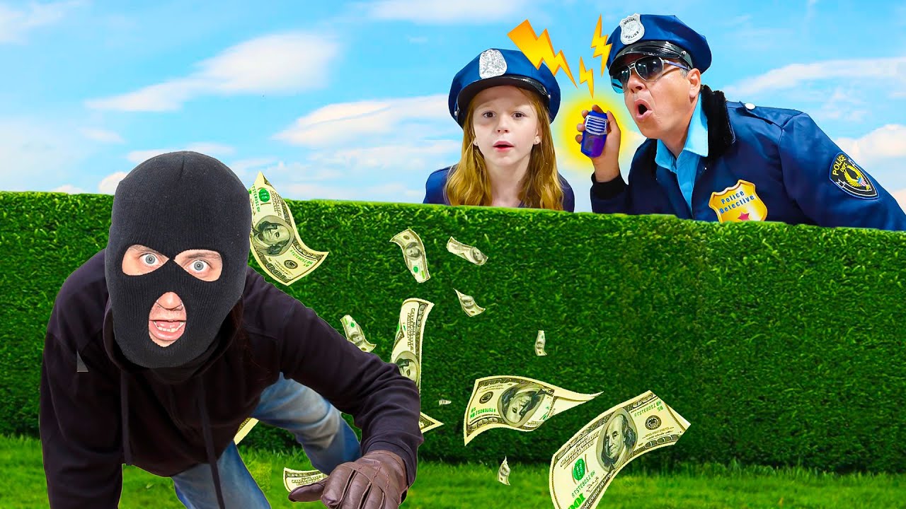 Nastya and dad are investigating crimes
