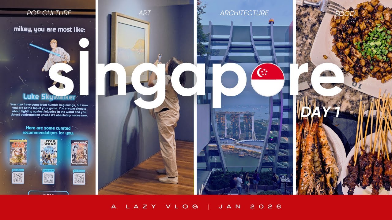 Singapore Travel Vlog 🇸🇬 | Star Wars Pop-Up Library, National Gallery, CapitaSpring & Lau Pa Sat