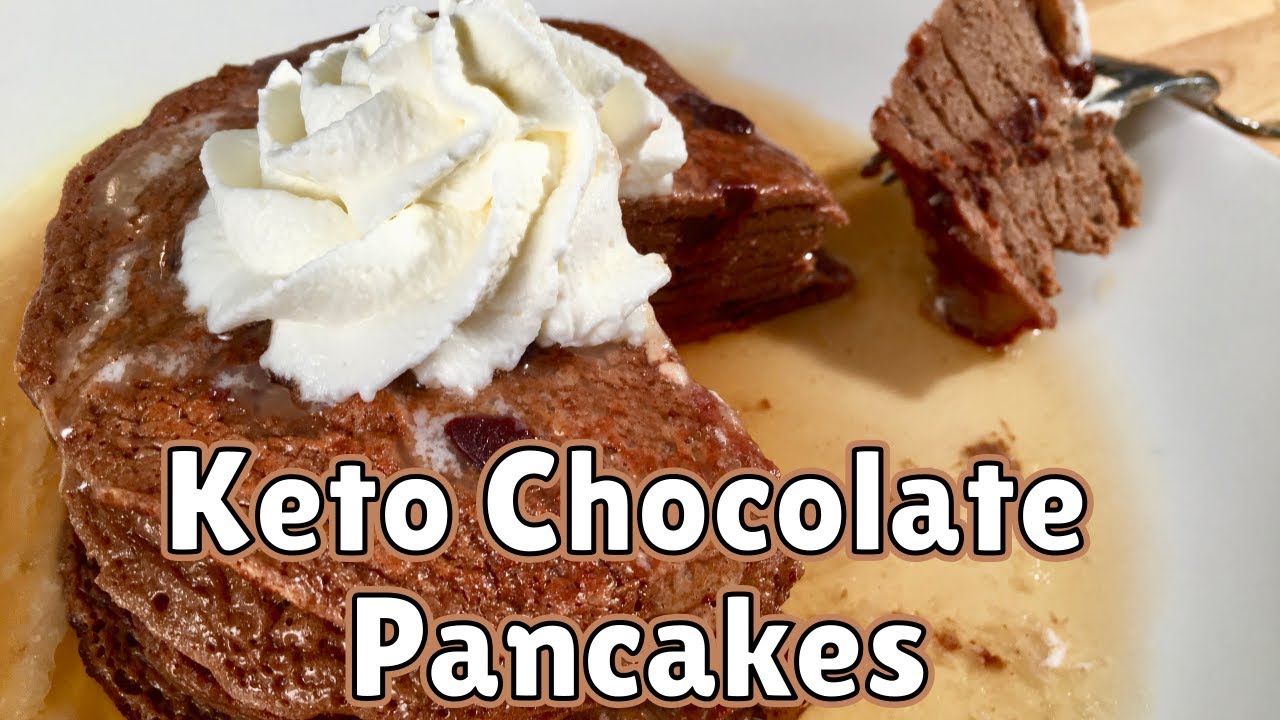 Keto Double Chocolate Pancakes | BEST Keto Pancakes Recipe