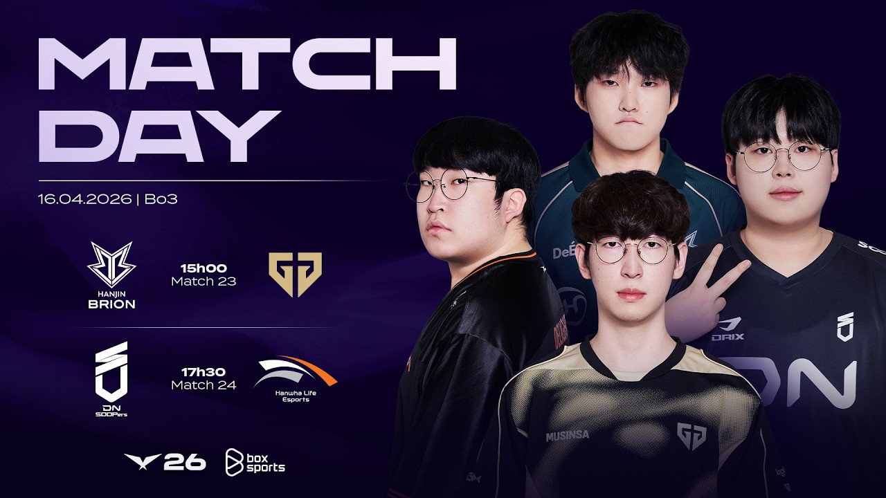 B&igrave;nh Luận Tiếng Việt: BRO vs GEN l l DNS vs HLE | LCK 2026