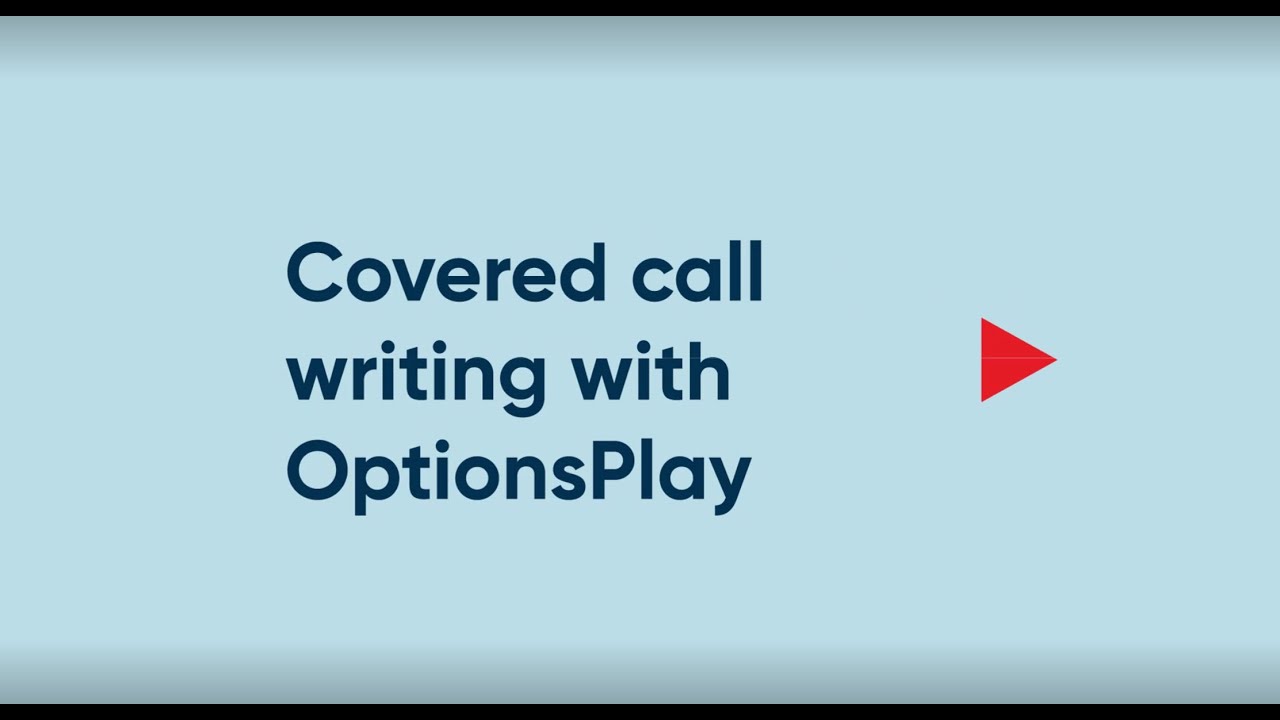 How to write covered calls using OptionsPlay