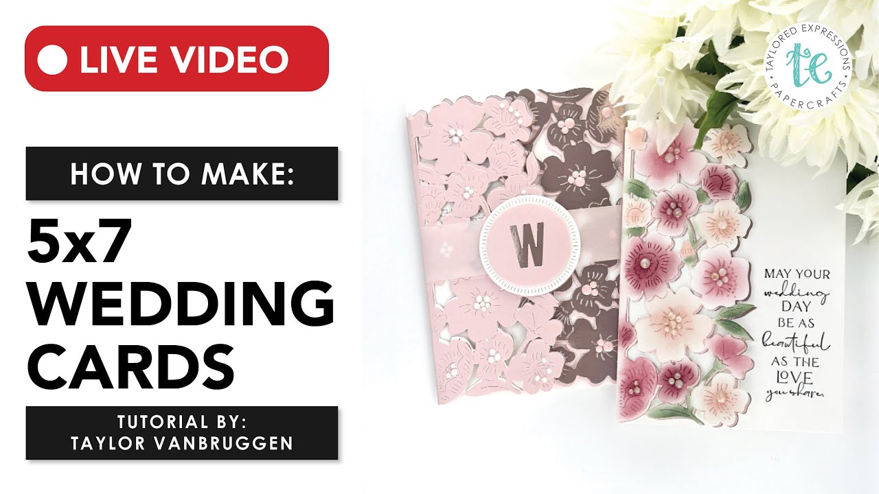 How to Create 5x7 Wedding Cards | Taylor VanBruggen