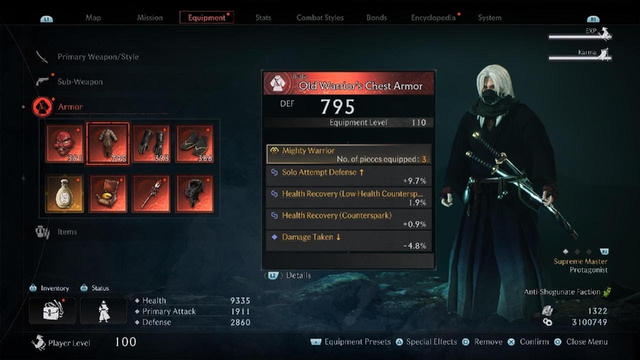 Rise of the Ronin Solo midnight other halves build