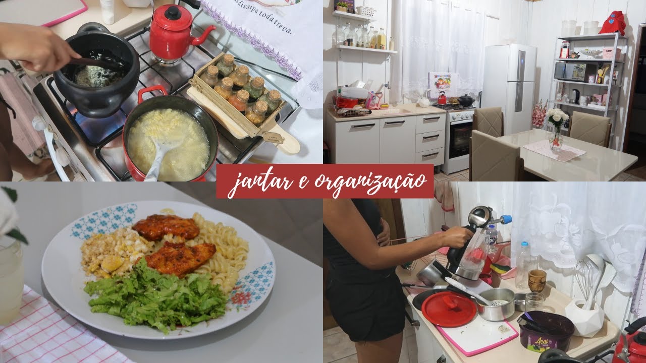 JANTAR SIMPLES E ORGANIZAÇÃO DA COZINHA ♥