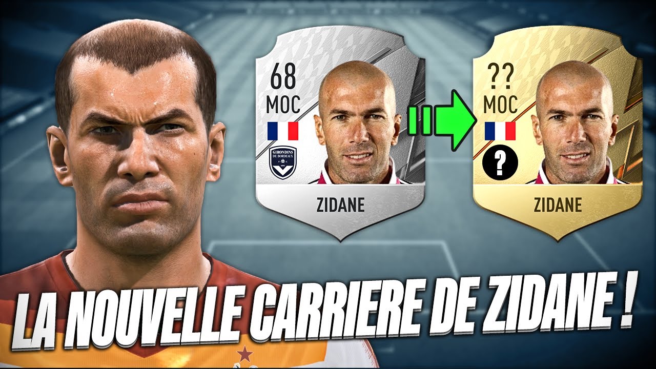Je rejoue la CARRIÈRE de Zinedine ZIDANE sur FIFA 22 !