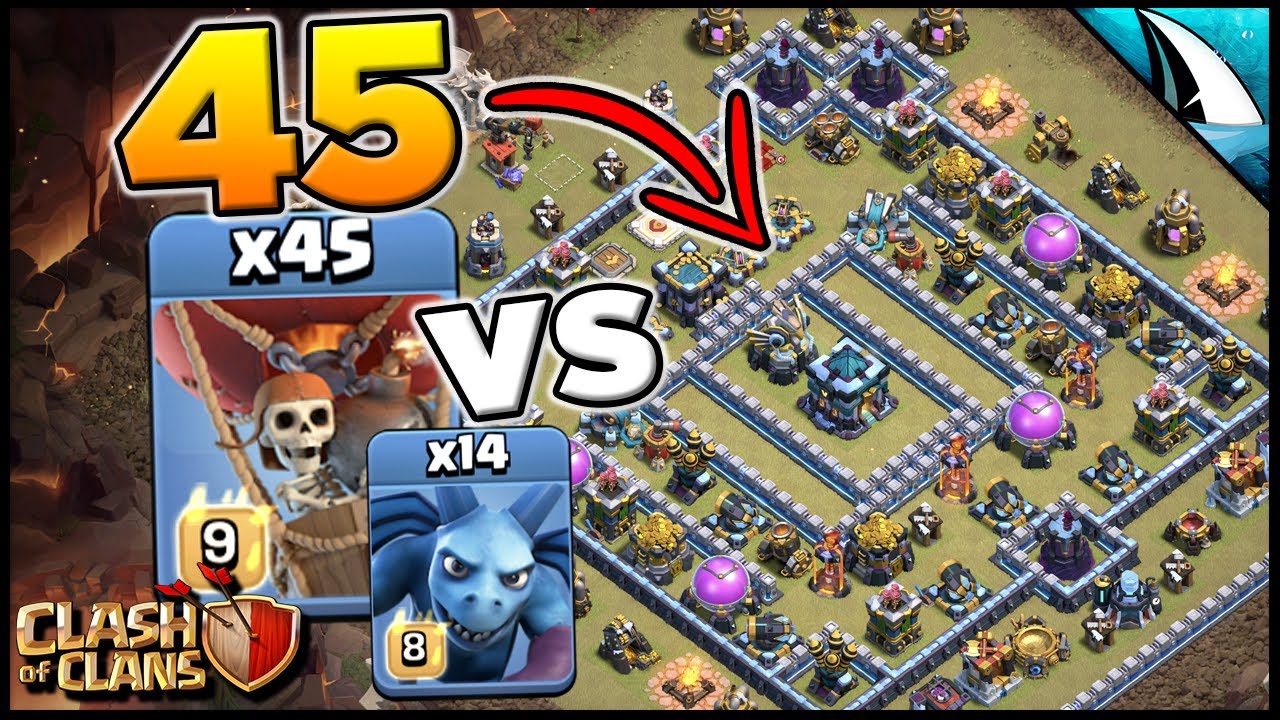 Destroy This Anti-2 Star Base with 45 Loons! Easy Internet Base | Clash of Clans