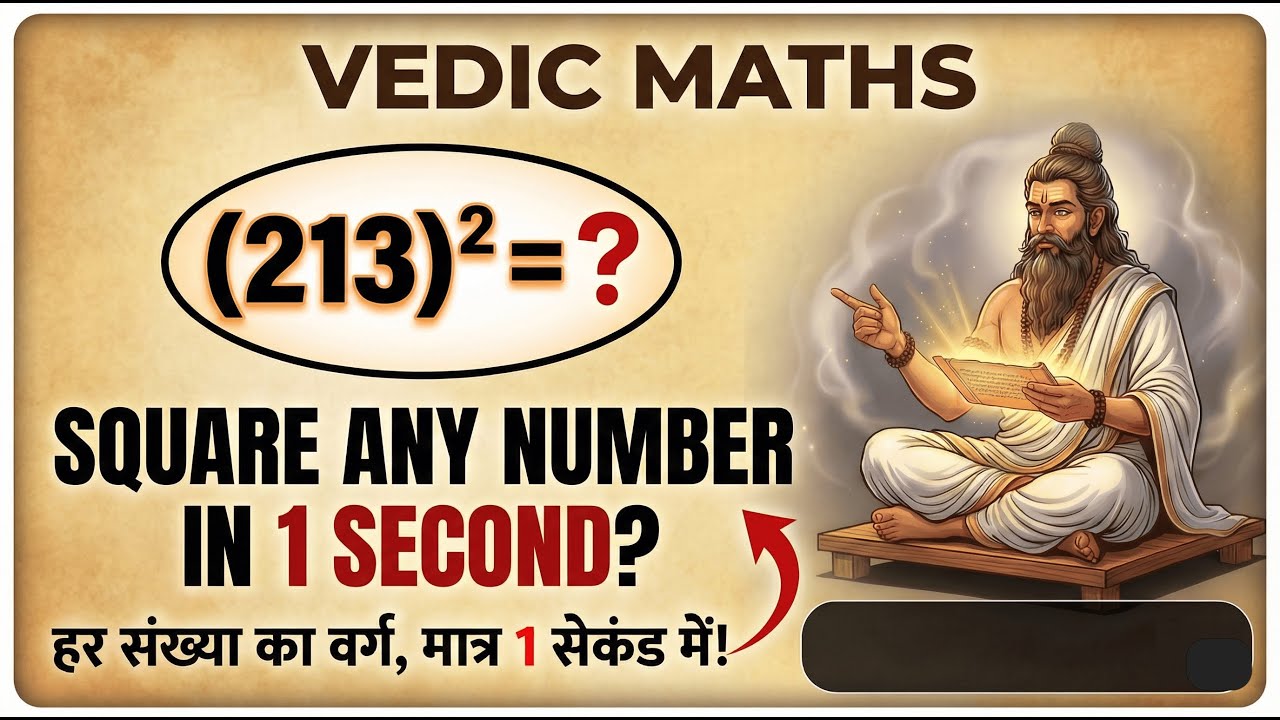Square ANY Number in 3 Seconds | Mental Math Trick 2025-2