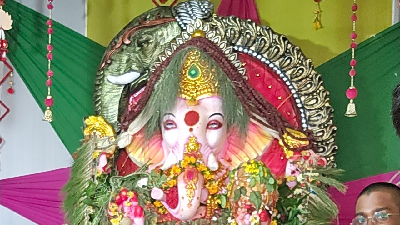 గణపతి నవరాత్రులలో భక్తుల కోలాహలం #ganapatibappamorya #navaratri #mancherial #mandamarri