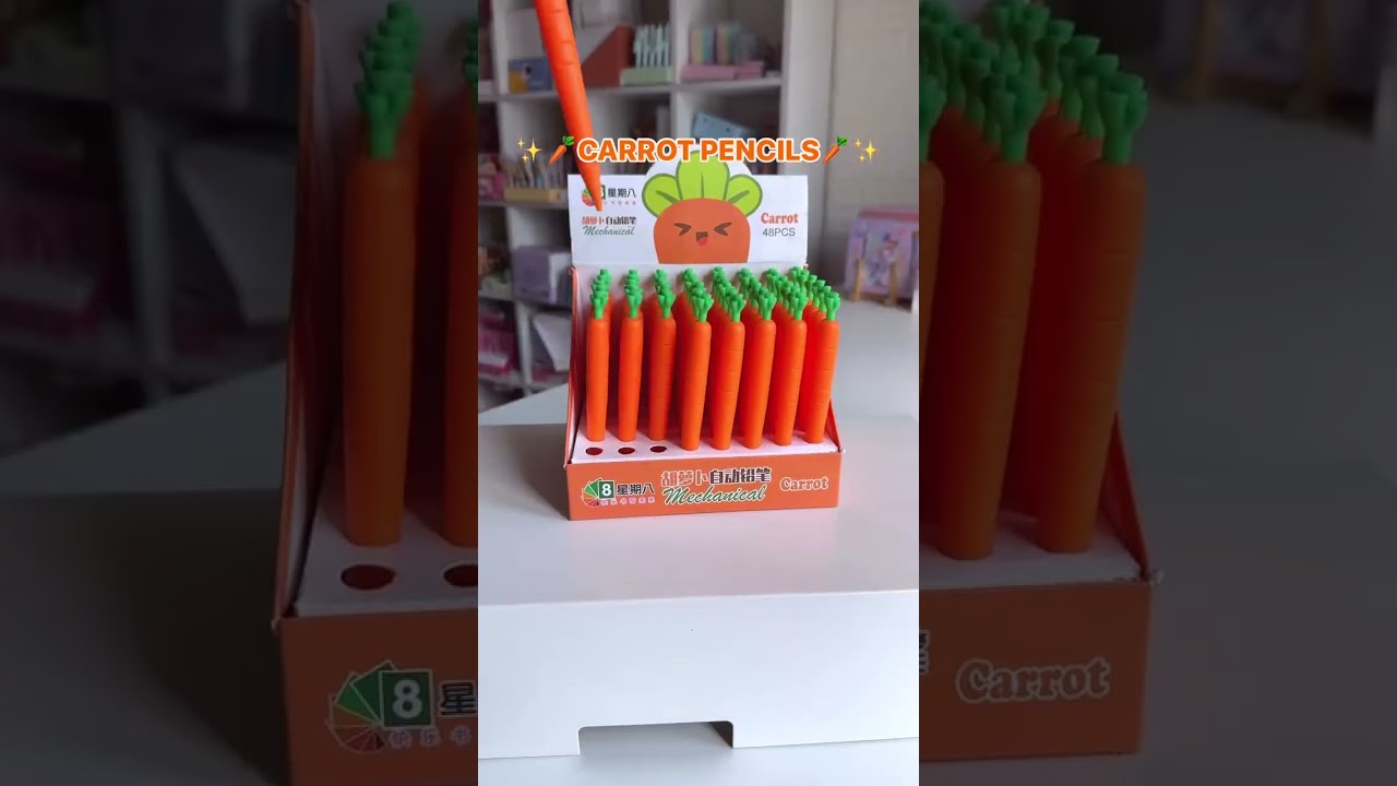 Carrot Mechanical Pencil #stationery #shorts #backtoschool