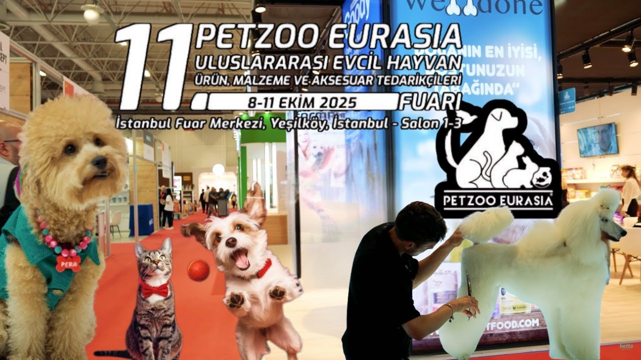 Petzoo Eurasia 2025 Fuarını Gezdik! 🐾 | Türkiye'nin En Büyük Evcil Hayvan Fuarı Vlog