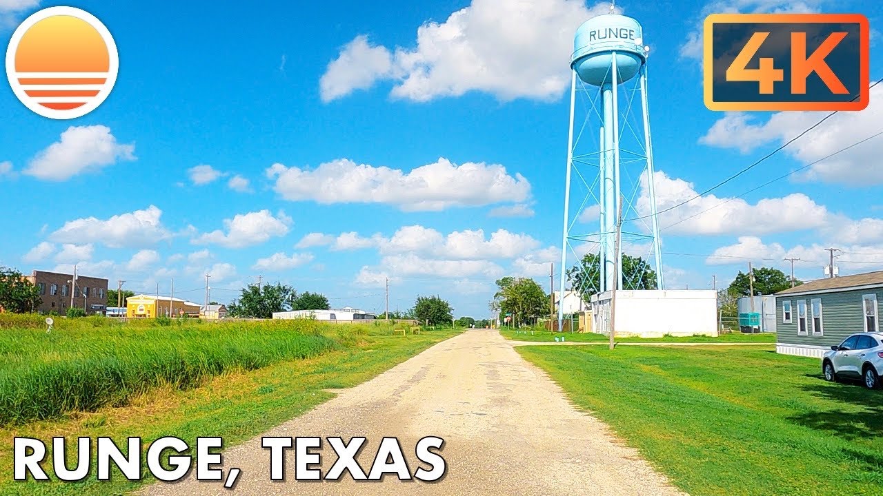 Runge, Texas!  Drive with me through a Texas town!
