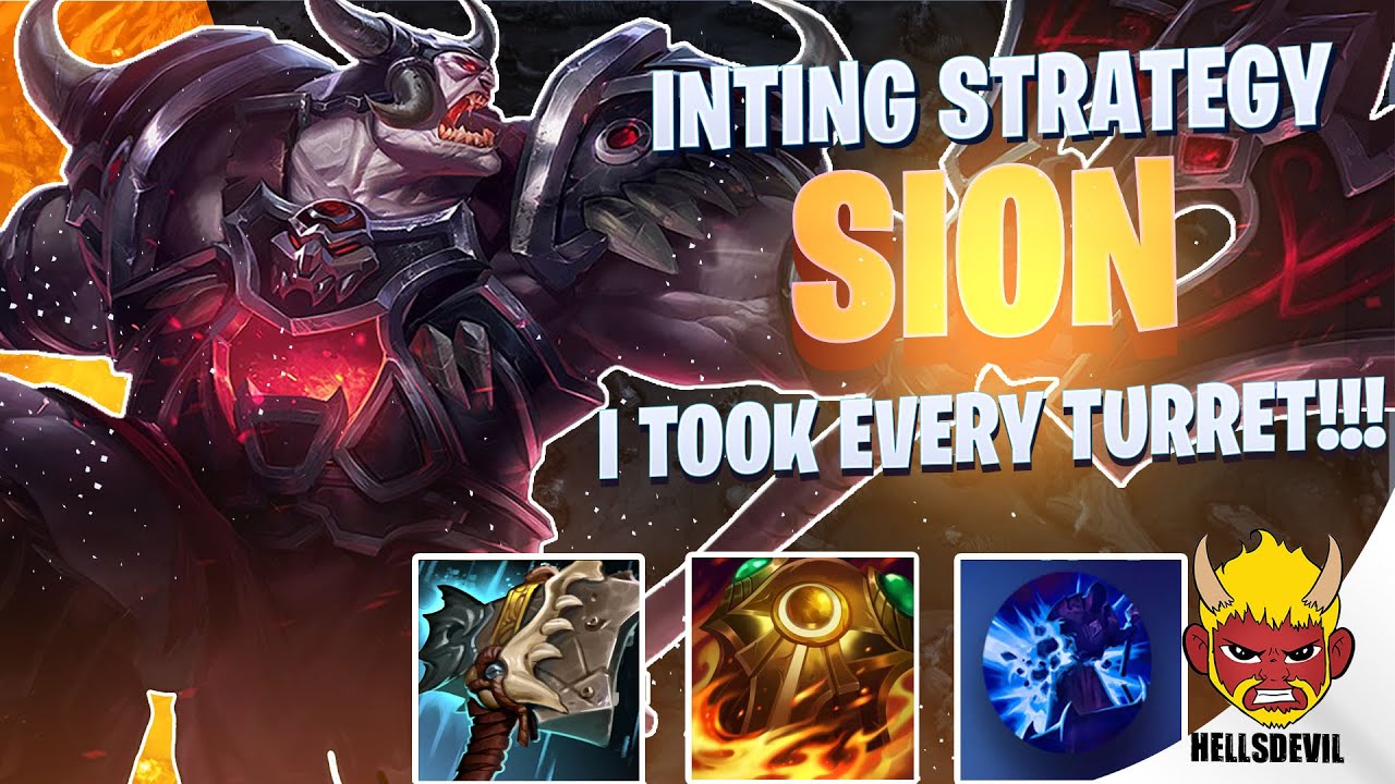 WILD RIFT | INTING SION STRATEGY! I TOOK EVERY TURRET! | Sion Gameplay | Guide & Build