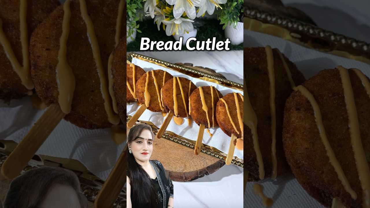 Trending Bread Cutlet Recipe #cutlet #recipe #shorts