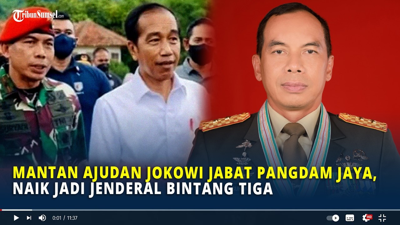 Mantan Ajudan Jokowi Jabat Pangdam Jaya, Naik Jadi Jenderal Bintang Tiga