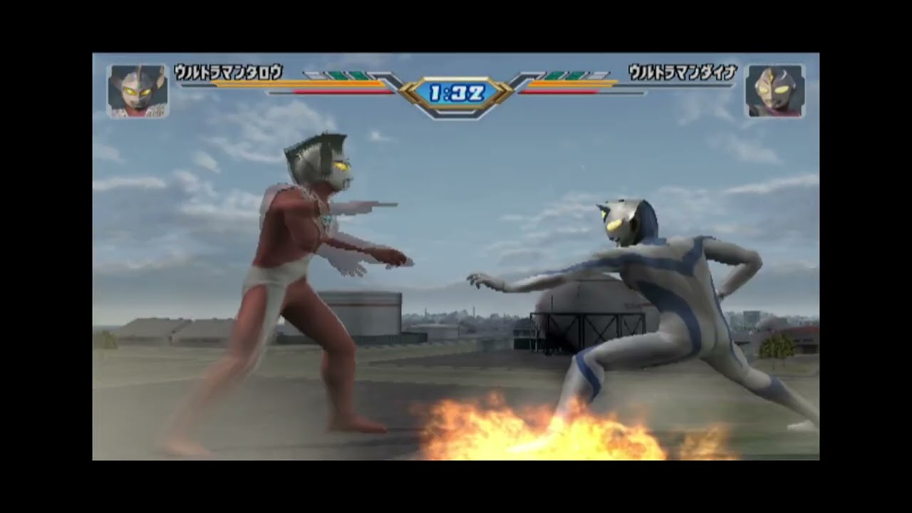 Ultraman Taro vs ultraman  Dyna | ultraman Fighting  Evolution 3
