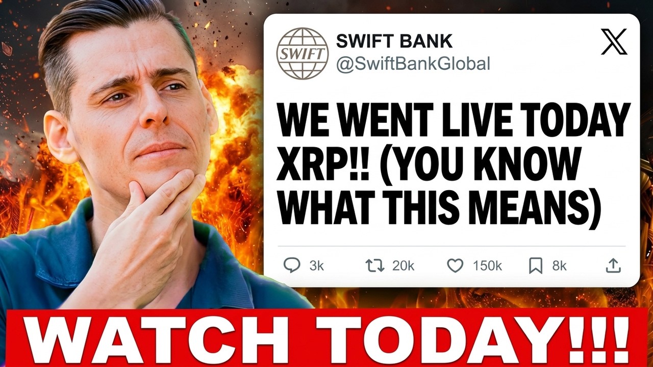 НОВАЯ БЛОКЧЕЙН-СИСТЕМА SWIFT (XRP) УЖЕ ЗАПУЩЕНА!!! (*СЕГОДНЯ*)