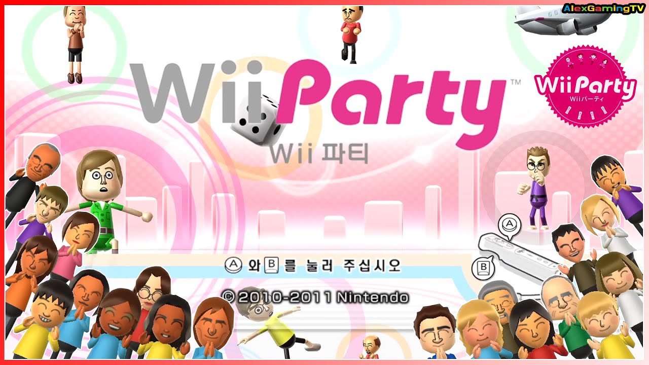 Wii 파티 한글판 (Wii Party, Wii パーティー) Wii  - Longplay ( Board Game Island and others )