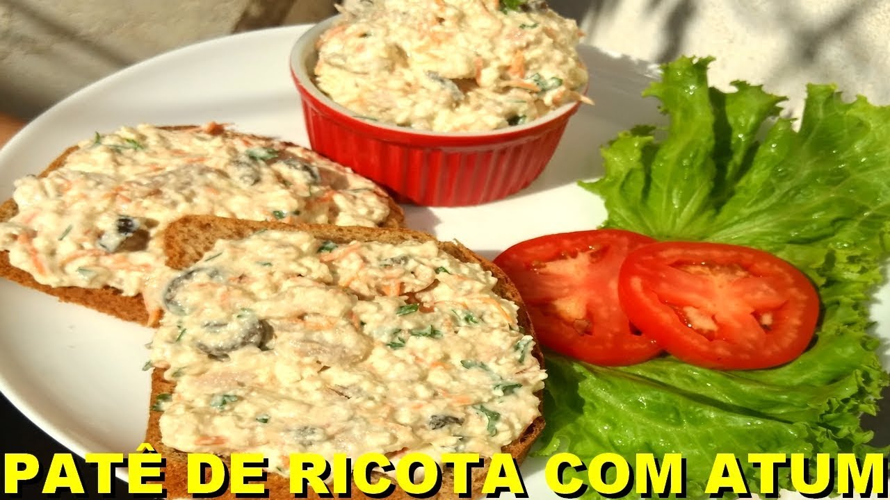 PAT&Ecirc; DE RICOTA COM ATUM | MUITO SIMPLES E PR&Aacute;TICO