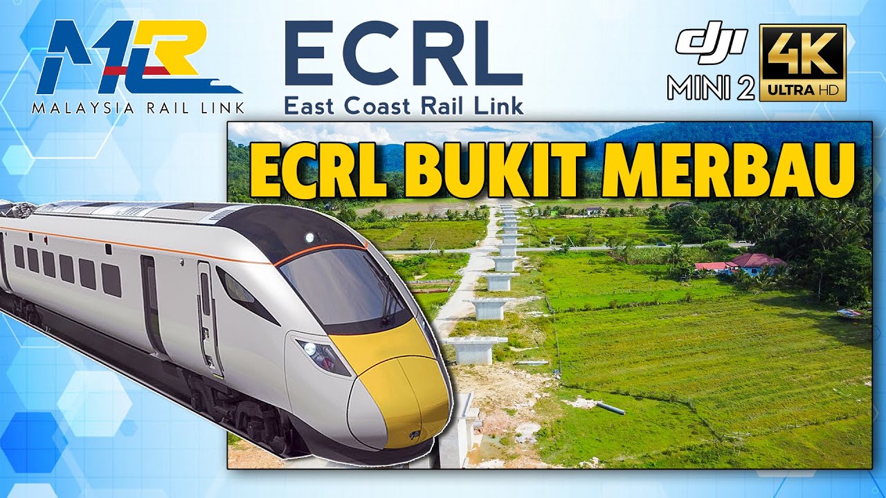 EP : 05 JELAJAH PEMBINAAN PROJEK ECRL | ECRL BUKIT MERBAU | 4K AERIAL FOOTAGE CINEMATIC  DJI MINI 2