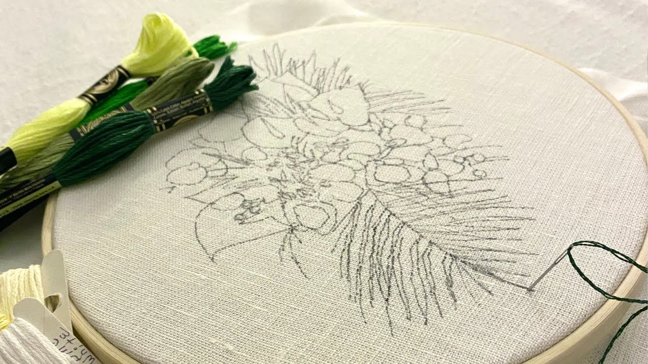 The BEST fabric for hand embroidery projects | Stabilizer techniques